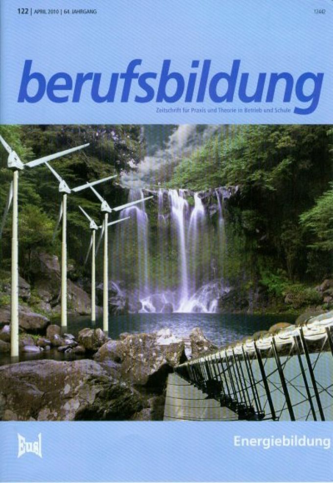 Zeitschrift 'berufsbildung', Heft 122: Energiebildung