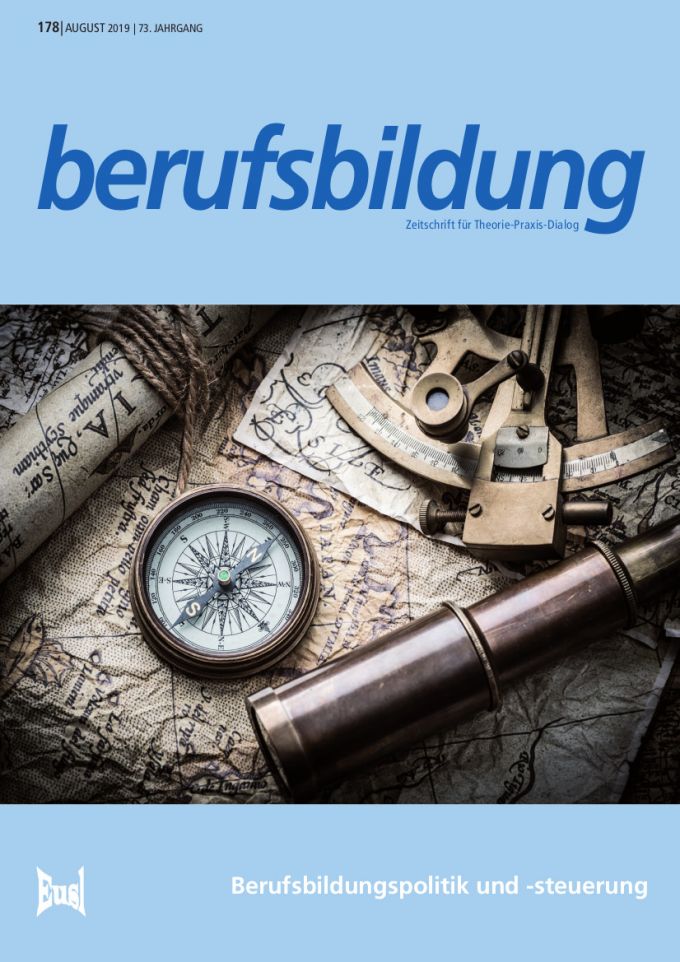 Zeitschrift 'berufsbildung', Heft 178: Berufsbildungspolitik und -steuerung