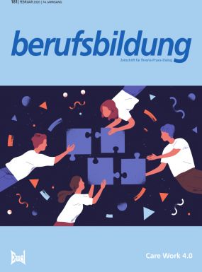 Zeitschrift 'berufsbildung', Heft 181: Care Work 4.0
