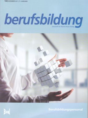 Zeitschrift 'berufsbildung', Heft 168: Berufsbildungspersonal