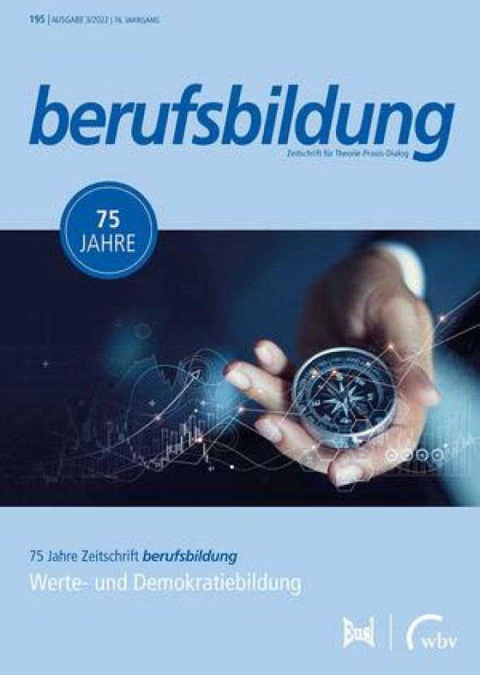 Zeitschrift 'berufsbildung', Heft 195: Werte- und Demokratiebildung